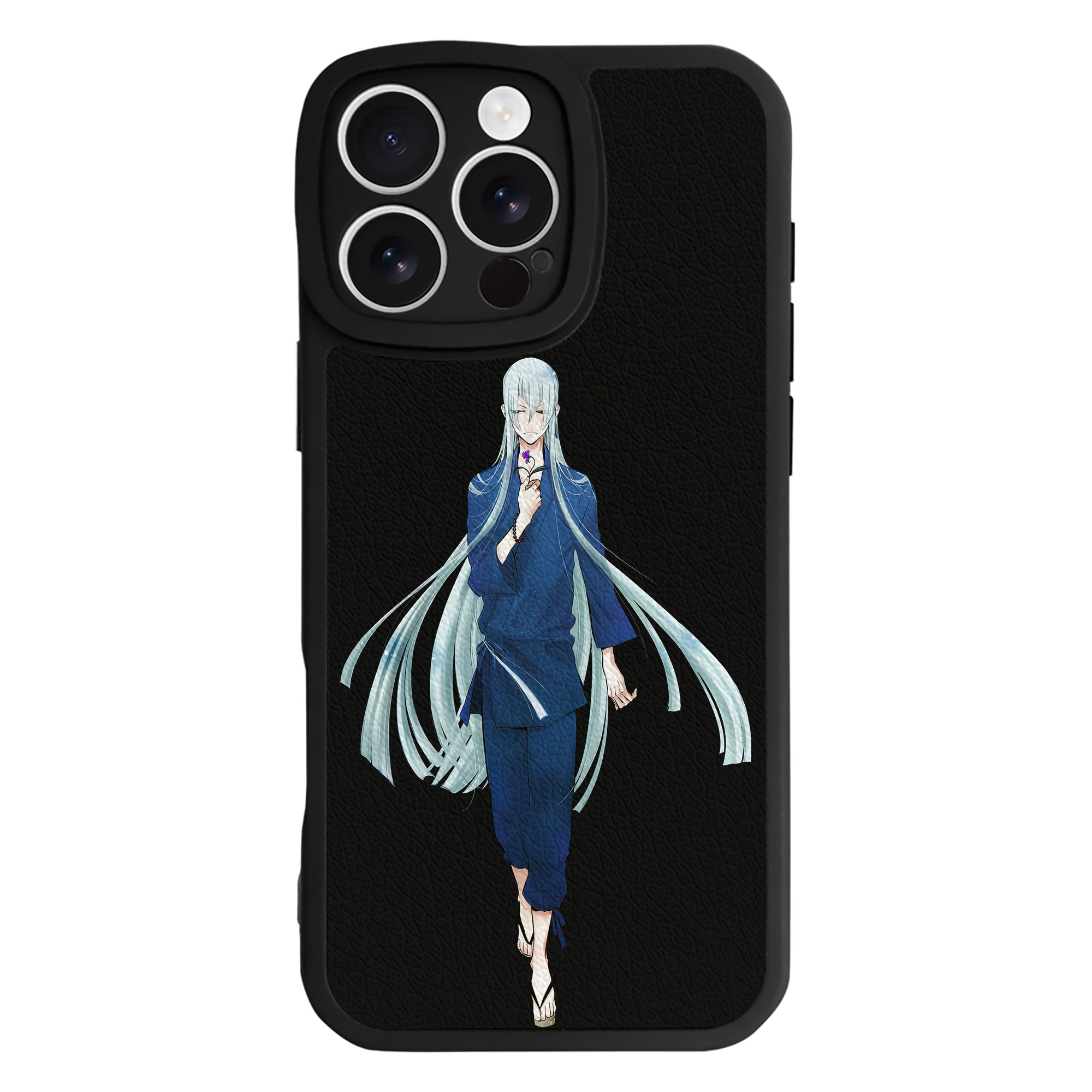 （画像用） 刀剣乱舞 Touken Ranbu 【iPhone 16シリーズ対応】シリコンスマホケース（レザー調） 材質：シリコン